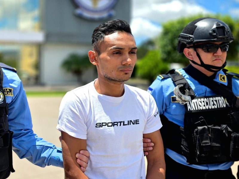 Eduin Raúl Portillo Pereira fue capturado por agentes de la Unidad Antisecuestros de la Policía Nacional.