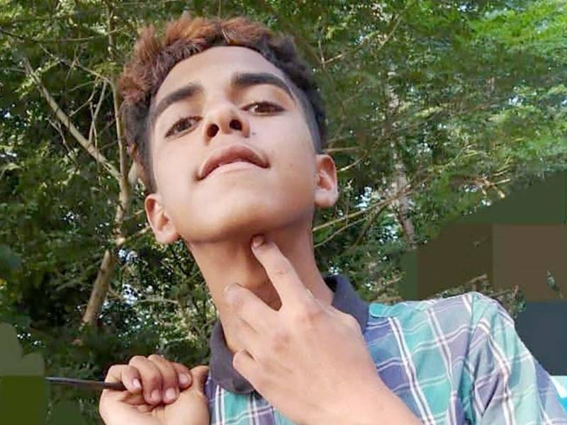 Foto de Harold Ulloa Ramos, de 17 años.