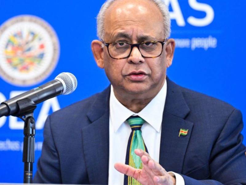 <b>Albert Ramdin</b>, secretario general de la Organización de los Estados Americanos (<b>OEA</b>).