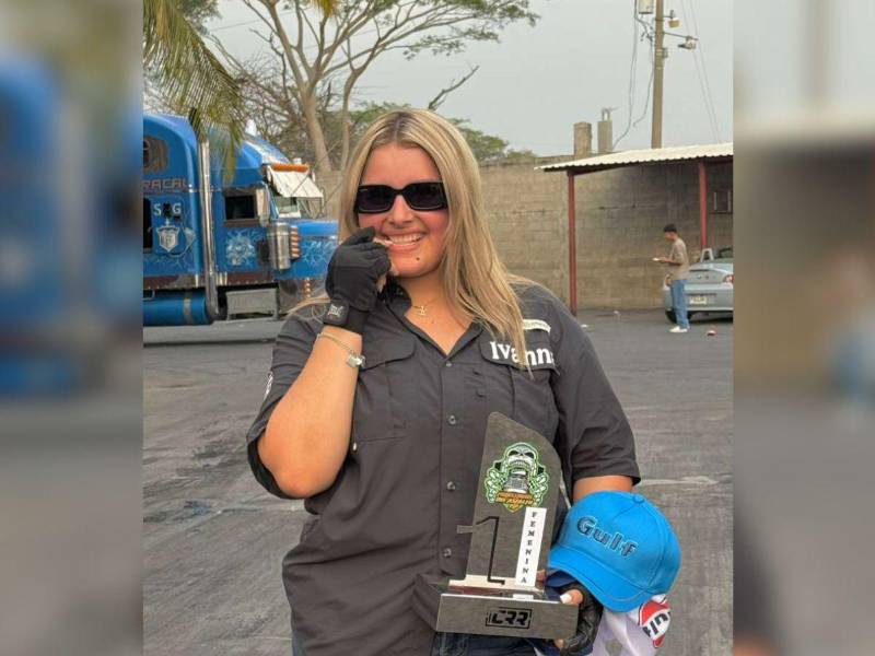 Ivanna Pérez tras ganar la competencia.