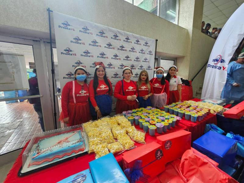 Presta Ya lleva la Navidad a los niños del Hospital Mario Catarino Rivas