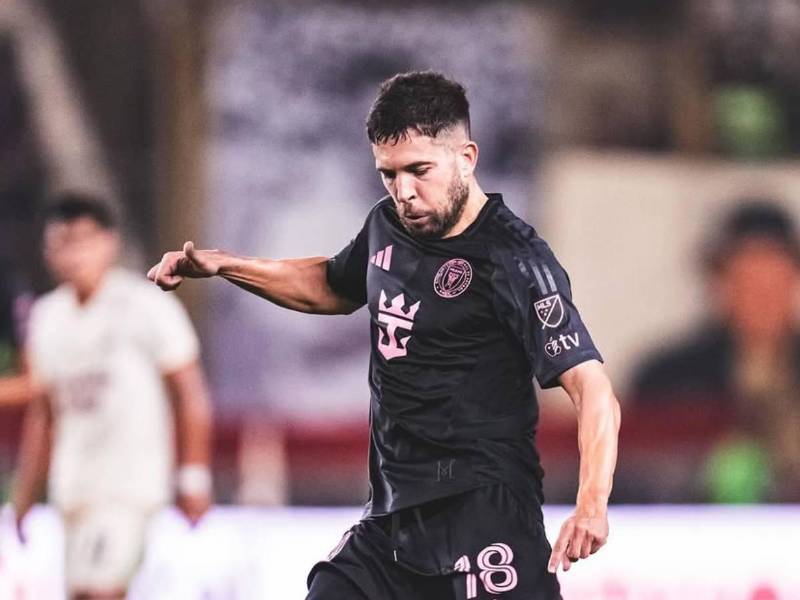 Jordi Alba es duda para el duelo Olimpia vs Inter Miami a realizarse en San Pedro Sula.