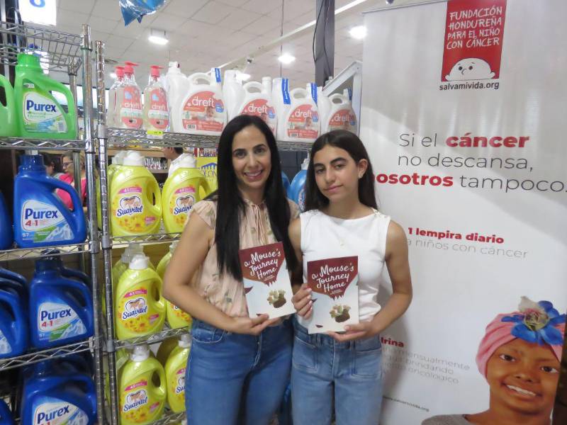 Libro infantil lanzado en Supermercados Colonial en beneficio de la Fundación Hondureña para el Niño con Cáncer