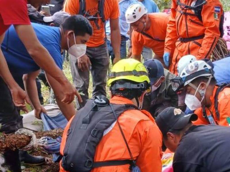 Hallazgo del cuerpo de Ovidio Quintero.