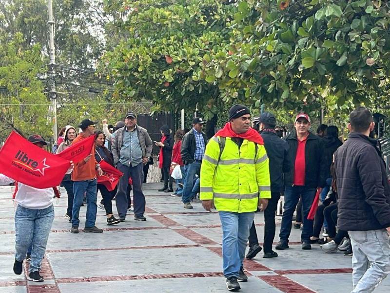 Colectivos del Partido Libertad y Refundación (Libre).