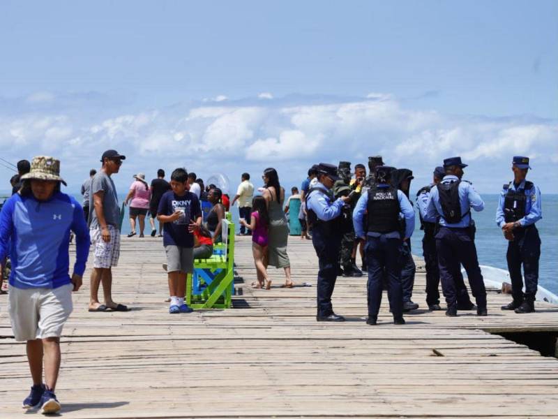 Se observa presencia de elementos de seguridad.