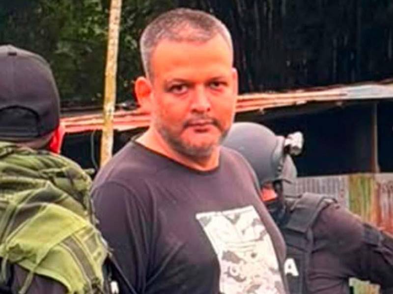 <b>Alejandro Arias Monge</b>, conocido como el Diablo, después de ser capturado.