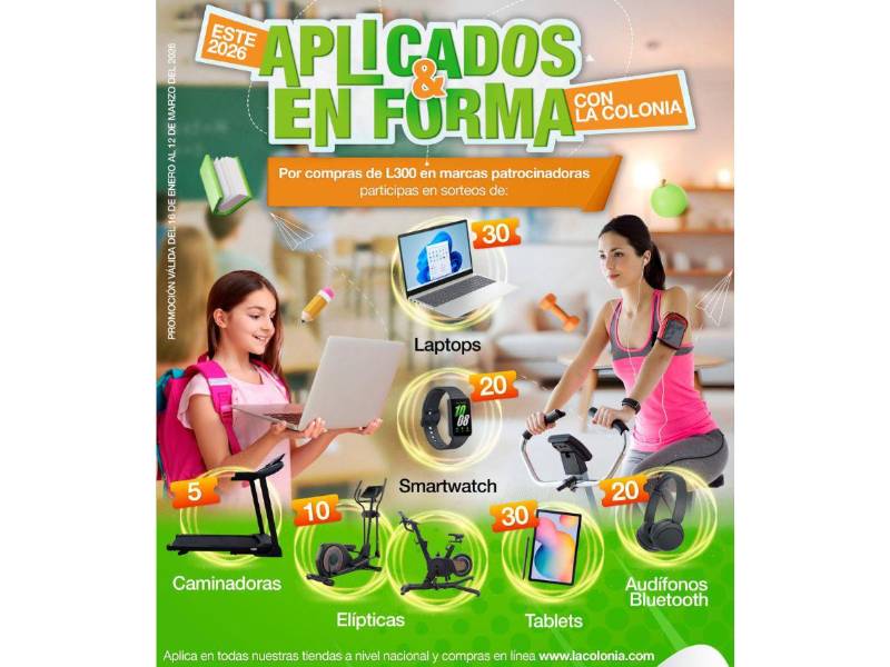 La Colonia arranca el 2026 premiando el estudio y la vida saludable con su nueva promoción