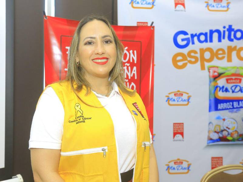Marcela Morales, representante de la Fundación Hondureña para el Niño con Cáncer.