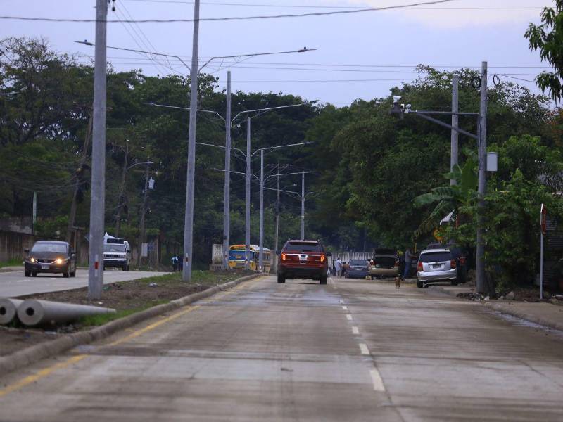 Los equipos seguirán trabajando en el bulevar hasta llegar a la colonia Providencia en Chamelecón.