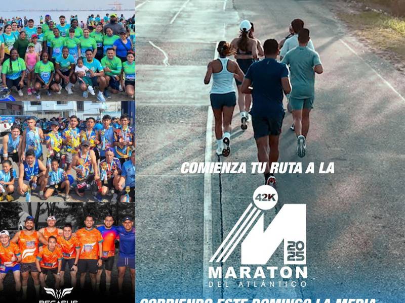 Los corredores de Altos Hiking Running, Air Runners HN, Pegasus, entre otros clubes, se reportan listos para vivir una experiencia inolvidable en la edición número 13 de la Maratón del Atlántico