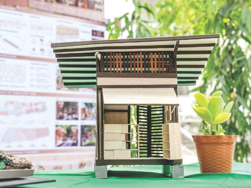 Así serán los quioscos para emprendedores en el parque lineal de Armenta