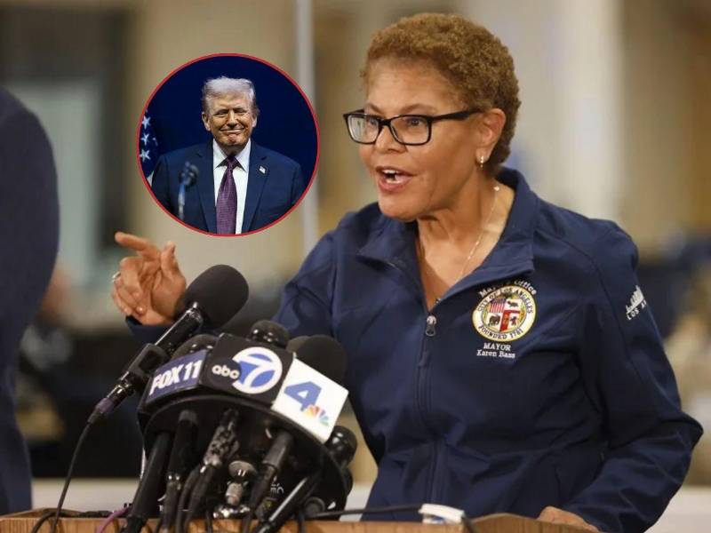 Karen Bass, alcaldesa de Los Ángeles.