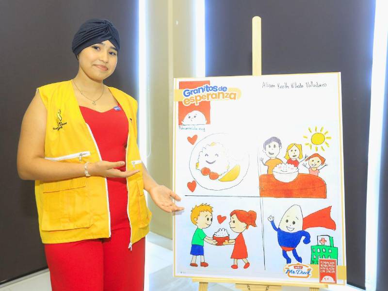 Detalle del diseño ganador que simboliza esperanza y resiliencia.