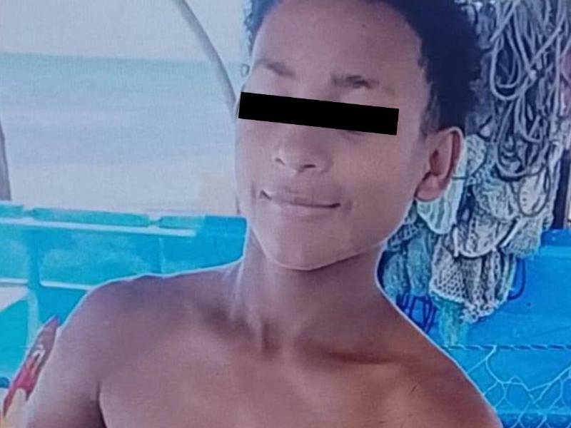 El menor Joseth David Vuelto, de 16 años, quien continúa desaparecido.