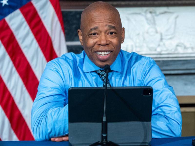 Alcalde de la Gran Manzana, Eric Adams.