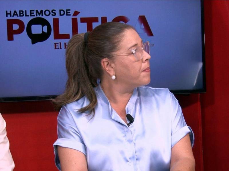 La precandidata a diputada nacionalista, Cinthya Hawit.