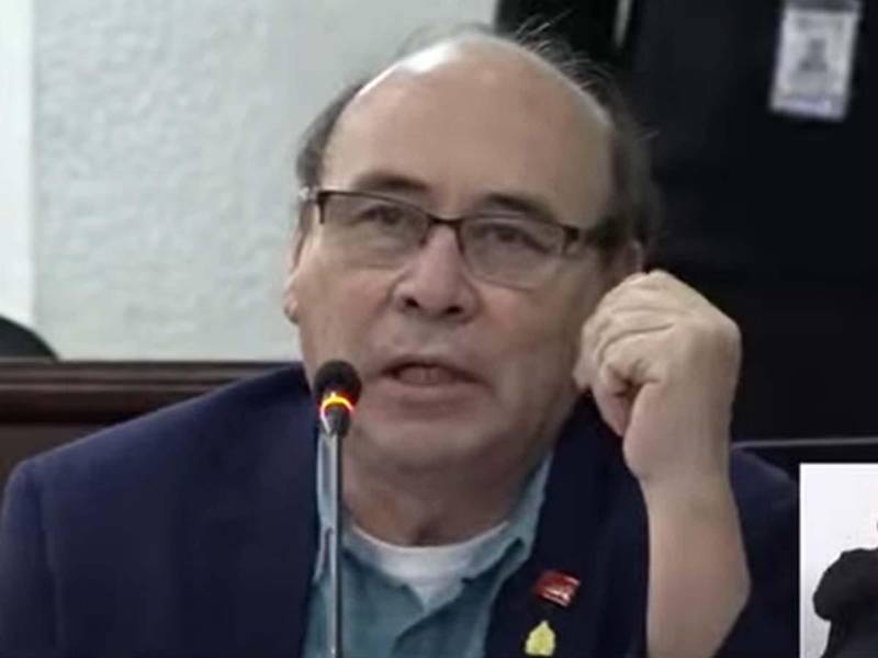 El diputado de Libertad y Refundación (Libre), Melvin Martínez.
