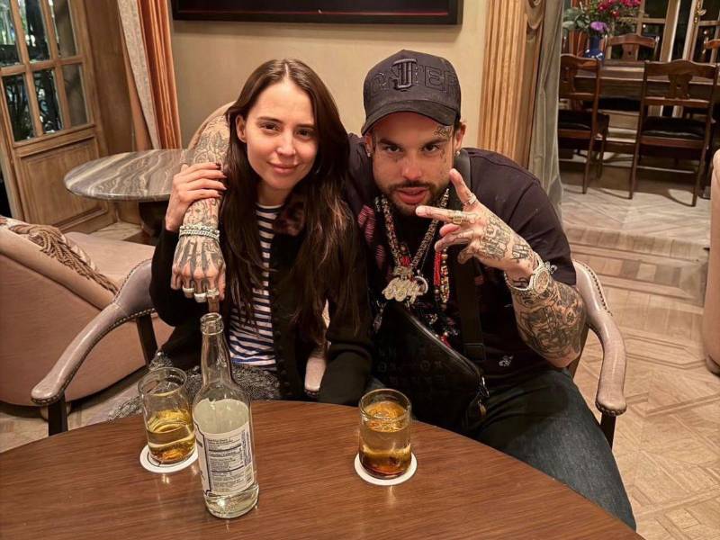 Los cantantes Majo Aguilar y Emiliano Aguilar vistos juntos por primera vez.