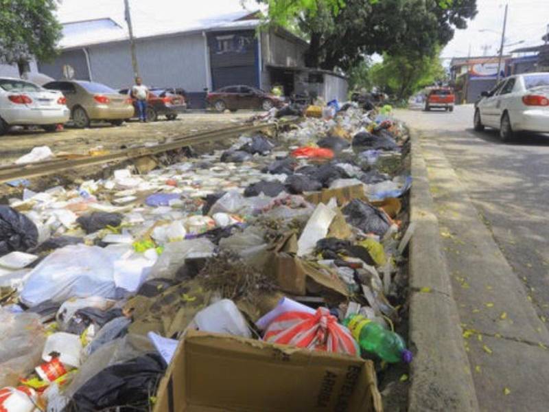 Así lucen las medianas de los bulevares abajo de la línea denuncian los conductores y peatones.