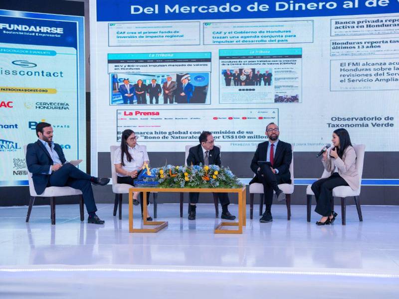 El panel “Finanzas Sostenibles: Capital para transformar el futuro”, contó con la participación de Inti Alvarado, gerente de Sostenibilidad de Banpaís.