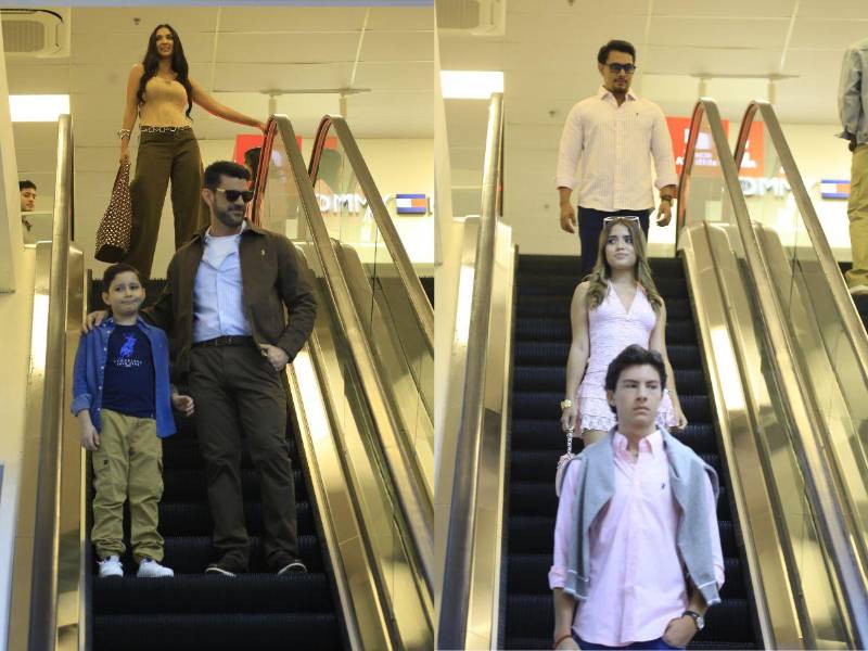 Modelos exhibieron las nuevas colecciones durante la apertura oficial de la tienda en Town Center.