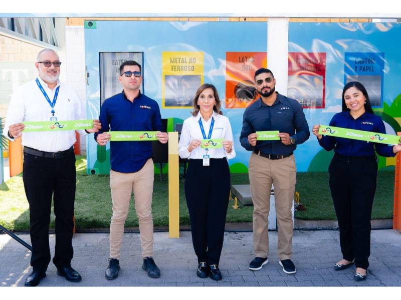 Diunsa e INVEMA inauguran estación de reciclaje Reci-Market