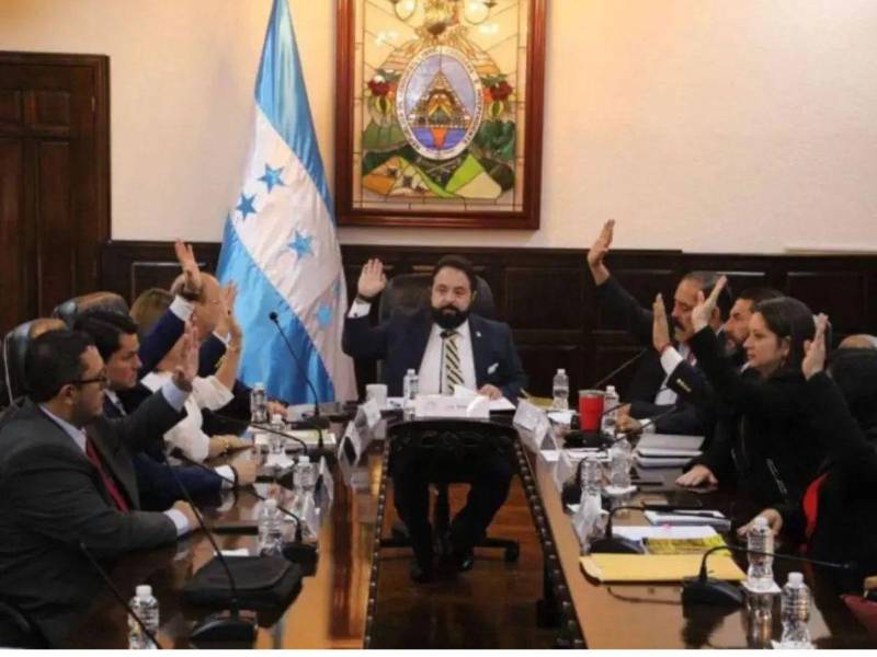 La comisión permanente del Congreso Nacional fue integrada por 12 diputados propietarios, nueve de Libre, uno del PAC, uno de la DC y uno del PSH.