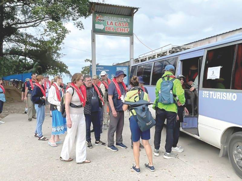 Gracias a que Tela es un municipio seguro, los cruceristas que llegaron en la temporada 2025-2026 han realizado recorridos por el casco urbano y atractivos que están fuera de la ciudad.