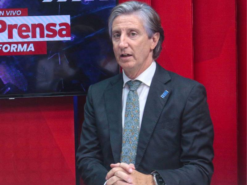 Alessandro Fracassetti, representante residente del PNUD durante su entrevista con Diario LA PRENSA.