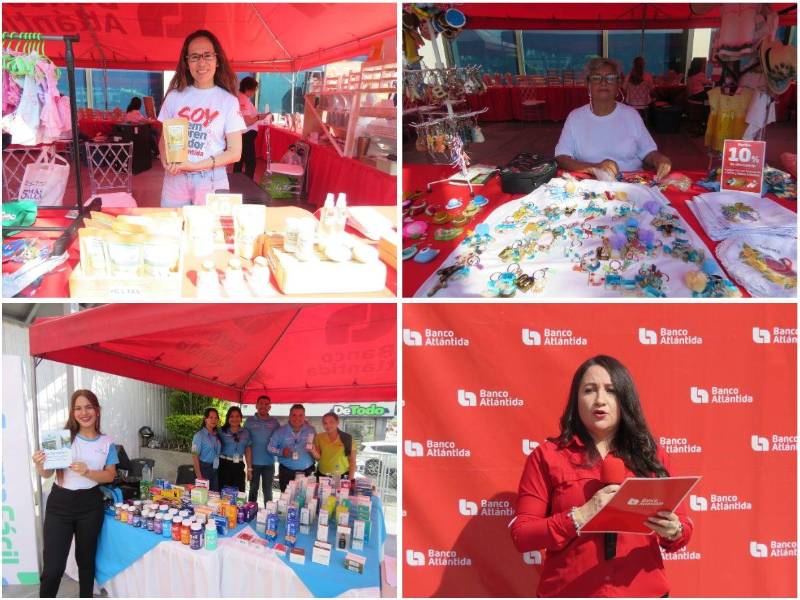 Banco Atlántida llevó a cabo su Feria Empresarial Atlántida, impulsando a emprendedores locales