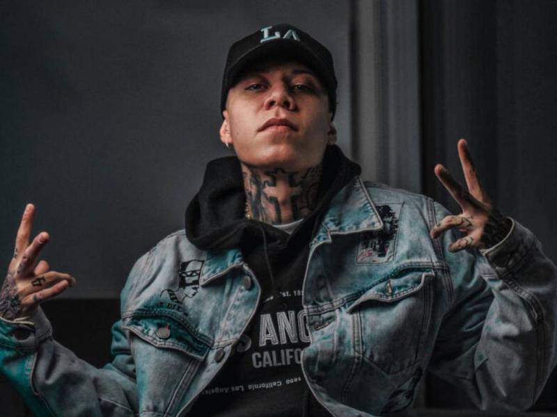 El rapero mexicano Santa Fe Klan.