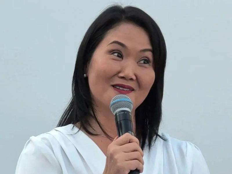 La candidata derechista Keiko Fujimori.
