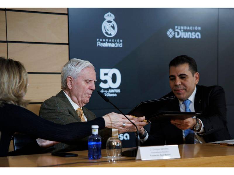 Fundación Real Madrid y Fundación Diunsa renuevan convenio y celebran 15 años de alianza
