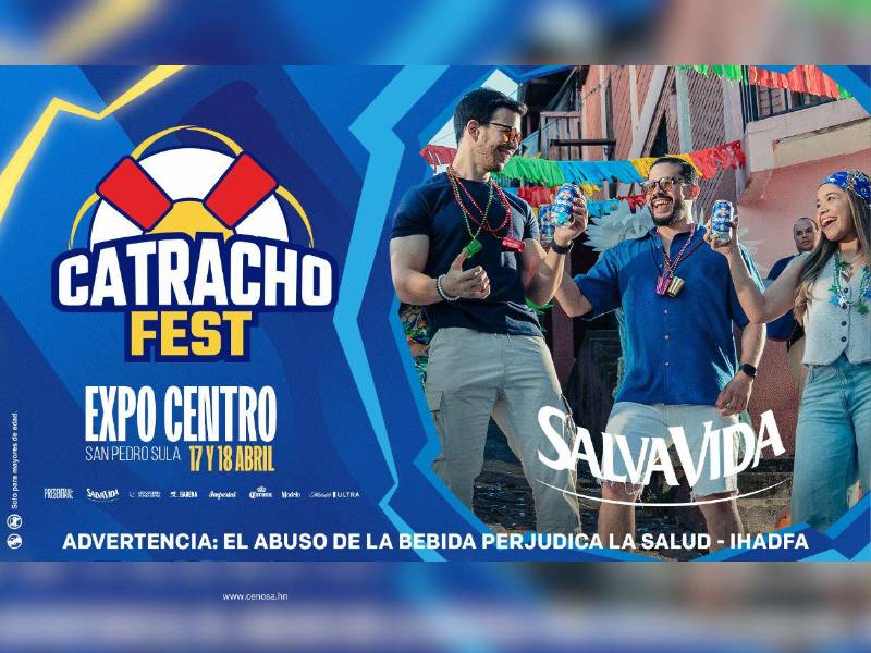 El Catrocho Fest se llevará a cabo los días 17 y 18 de abril en Expocentro, San Pedro Sula.