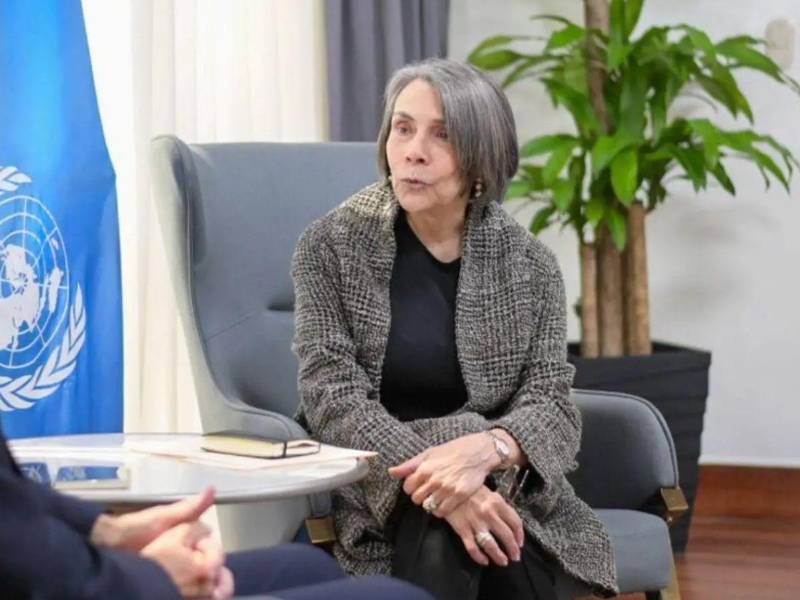 Mireya Agüero, canciller de la República de Honduras.