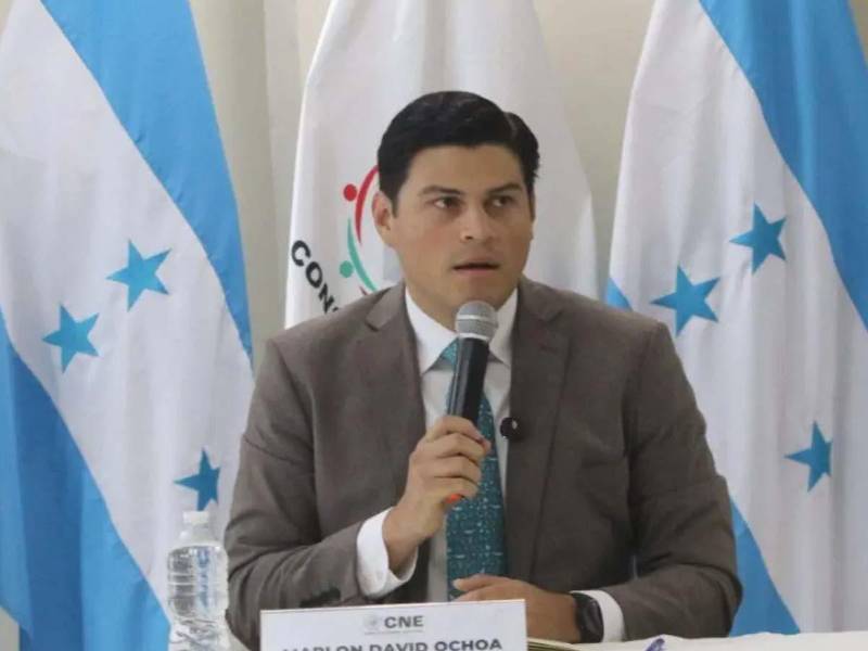 El consejero del Consejo Nacional Electoral (CNE), Marlon Ochoa.