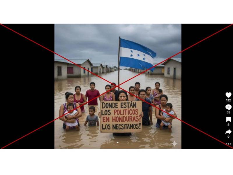 Captura de pantalla a una publicación de TikTok hecha el 20 de octubre de 2025.