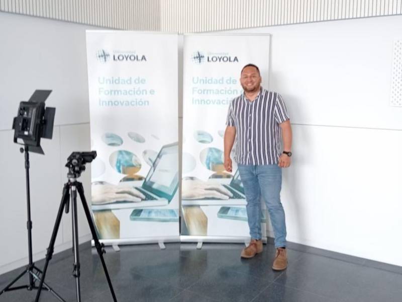 El compatriota en la Unidad de Formación e Innovación de la Universidad de Loyola, en Andalucía, España.