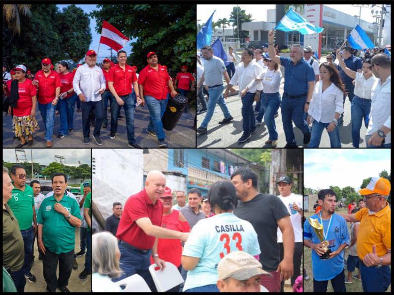 Los candidatos a la alcaldía sampedrana realizaron actividades proselitistas