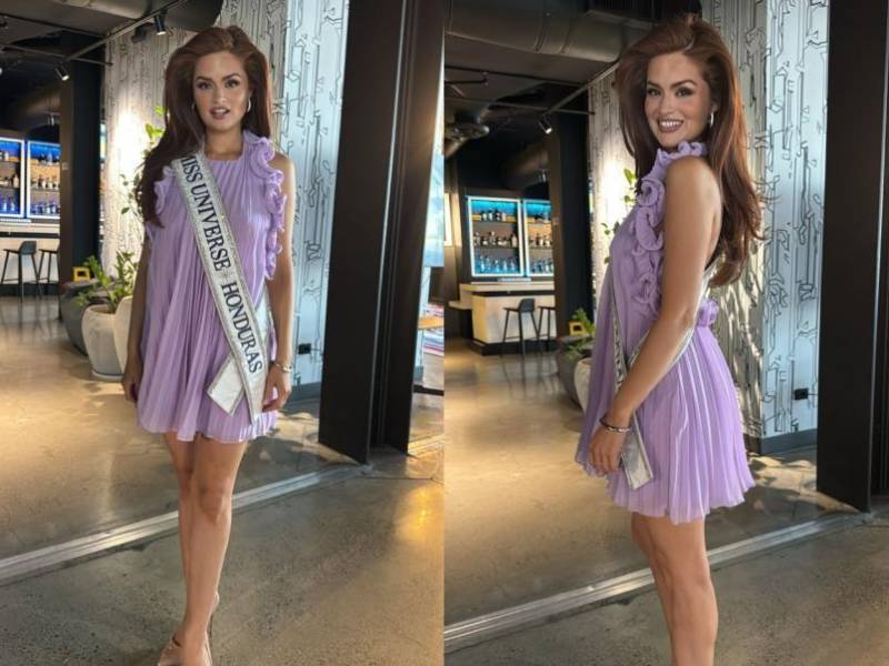 Este fue uno de los vestidos utilizados por Stephanie Cam.