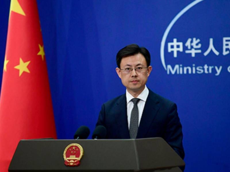 Guo Jiakun, portavoz del Ministerio de Asuntos Exteriores de China.