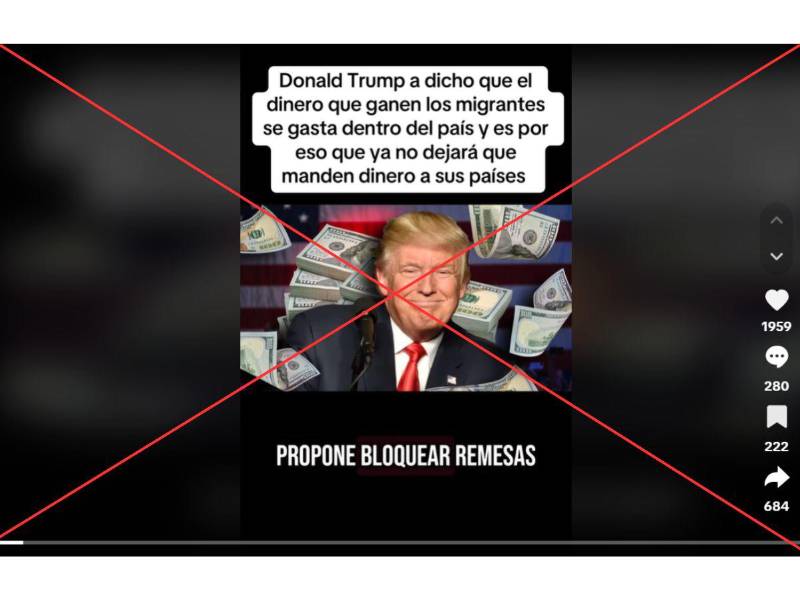 Captura de pantalla hecha a una publicación de TikTok el 6 de febrero de 2025.