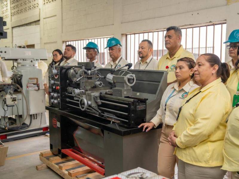 El equipo servirá al área de mecánica industrial en el instituto técnico sampedrano.