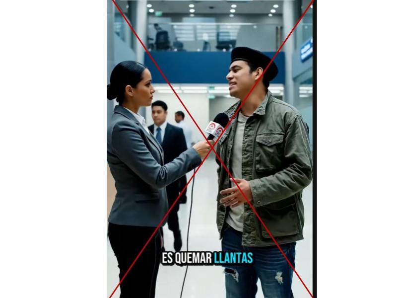 Captura de pantalla a una publicación de TikTok hecha el 21 de octubre de 2025.