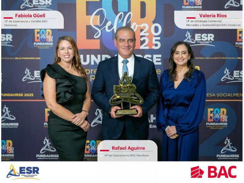 FUNDAHRSE reconoce el compromiso sostenible de BAC por decimonovena vez consecutiva
