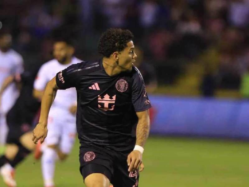 David Ruiz disputó 38 minutos en el Olimpia vs Inter Miami.
