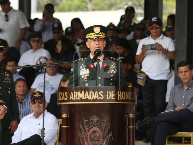 El jefe del Estado Mayor Conjunto de las Fuerzas Armadas, Héctor Benjamín Valerio Ardón.