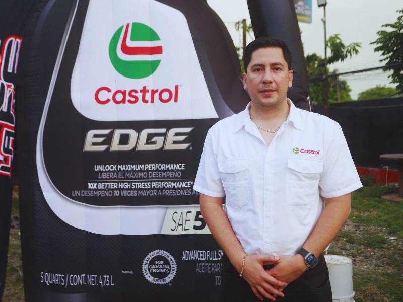 José Benedicto Muñoz , supervisor de ventas de Castrol en zona norte.