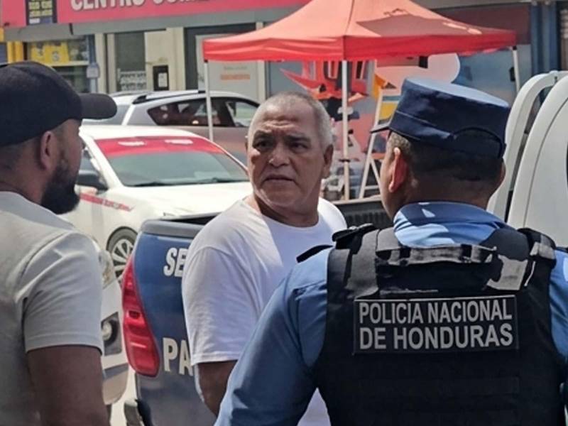 El hombre está detenido en la posta policial de Choloma, Cortés.